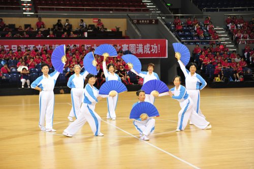 喜迎党的十九大 木兰荟萃展风采——溧阳市政府购买公共体育服务项目之木兰拳比赛圆满结束