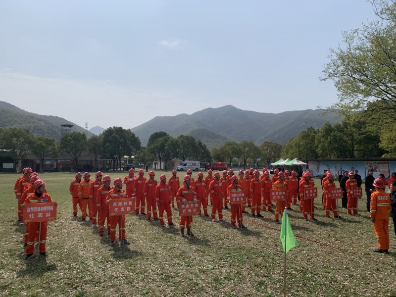 溧阳举办森林防火演练及技能大赛