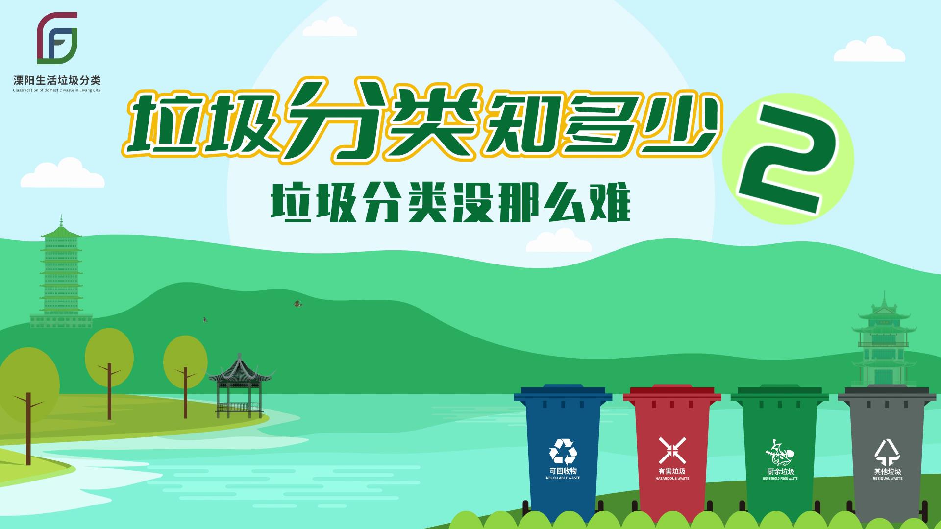 垃圾分类知多少2——垃圾分类没那么难